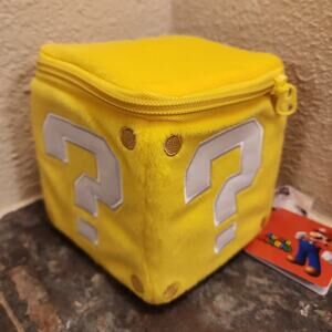 Plush - Coin Block w/ zipper, 5-inch (NEW) - Super Mario - Nintendo